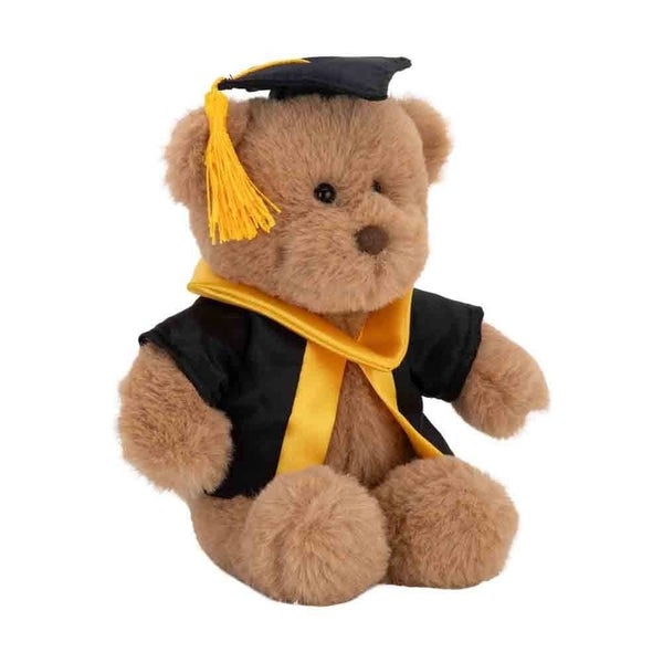 With Heart Graduation Bear With Scroll - Medium Carousel 2