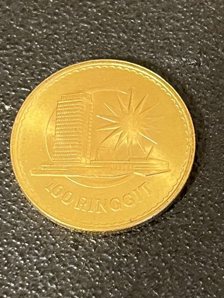 Malaysia 1971 Minister Abdul Rahman 100 Ringgit Gold Coin 91.6% 22carrat Carousel 2