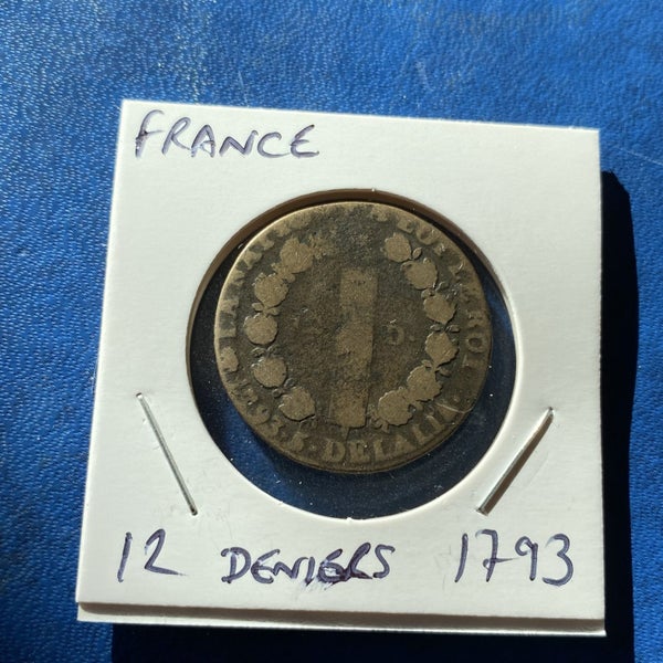 France 12 Deniers 1793 Carousel 1