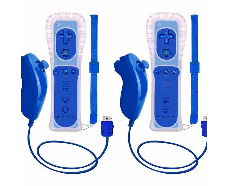 2 Packs Wireless Controller and Nunchuck for Wii and WiiConsole, Gamepad Carousel 1