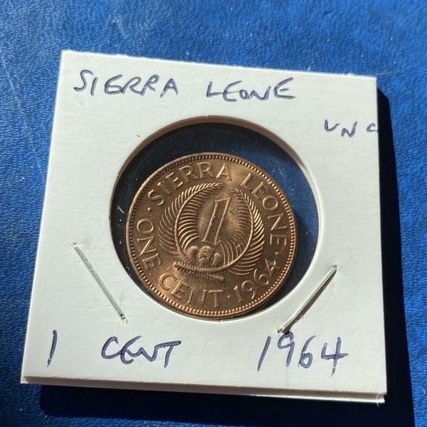 Sierra Leone 1 Cent 1964 UNC Carousel 1