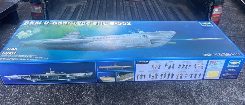 DKM U-Boat Type VIIC U-552 Trumpeter | No. 06801 | 1:48 Carousel 1