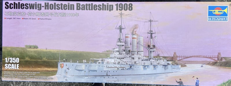 Schleswig-Holstein Battleship 1908 Trumpeter | No. 05355 | 1:350 Carousel 1