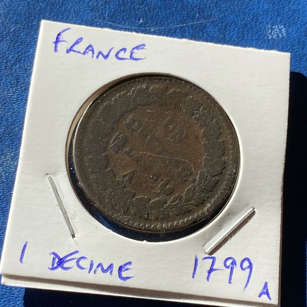 France 1 Decime 1799 Carousel 1