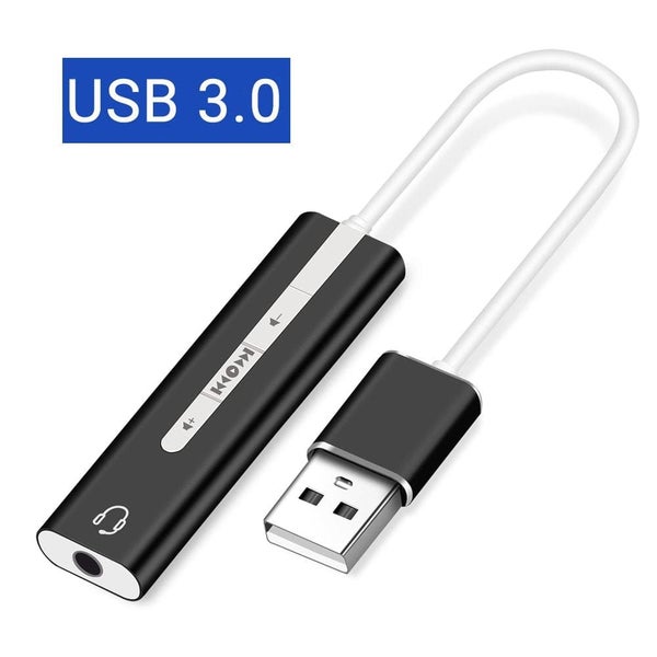Usb Stereo Audio Adapter With 3.5mm Trrs Carousel 1