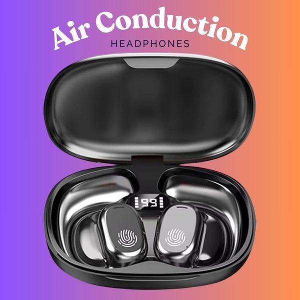 Wireless Headphones With Open-Sound Technology - Air Conduction Headphones Carousel 1