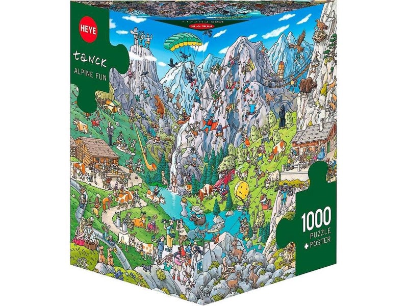 Heye Tanck - Alpine Fun Jigsaw Puzzle, 1000 Piece Carousel 1