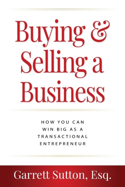 Buying & Selling a Business by Garrett Sutton - Paperback Carousel 1