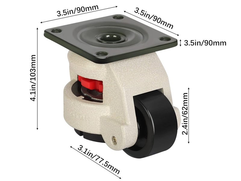 Heavy Duty Castor Wheels (Over Stocked) Now Carousel 2