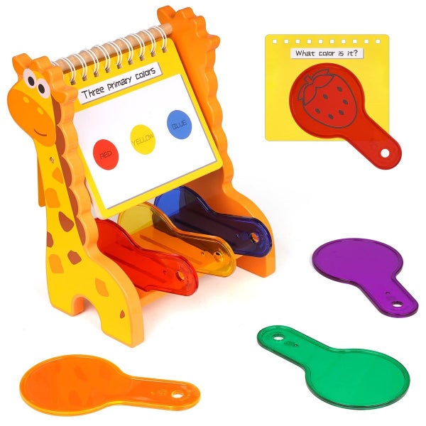 Montessori Toys Color Mixing Games Color Sorting Toy Carousel 2