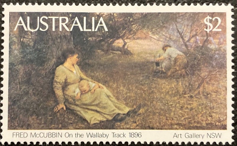 Australia 1981 Painting $2 The Wallaby Track - Set of 1 stamp MNH CAT$4. Carousel 1