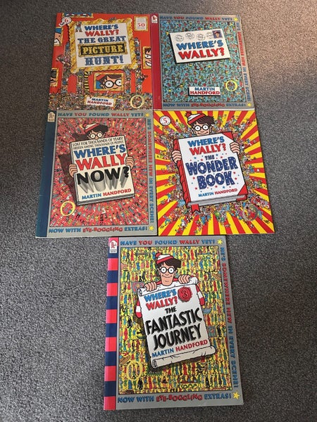 Where is Wally books x 5 by Martin Handford Carousel 1