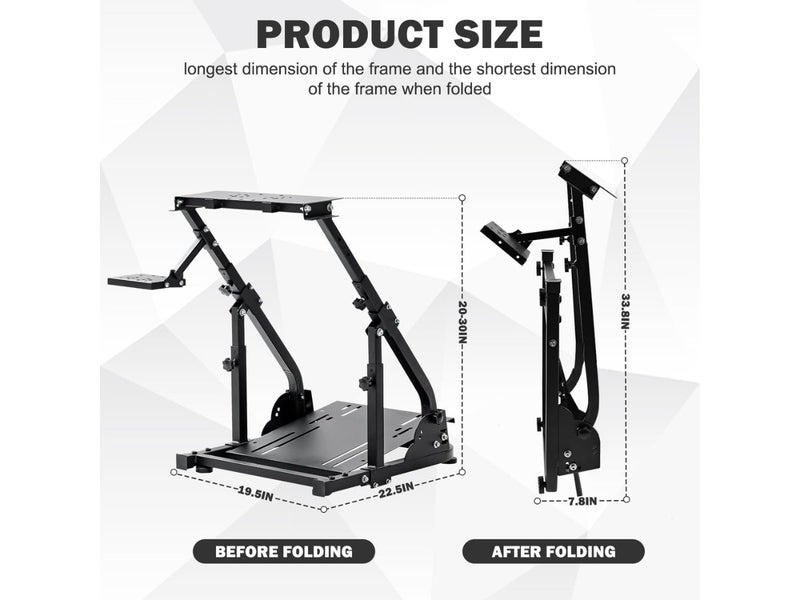 New Adjustable Gaming Racing Simulator Wheel Stand on Afterpay Carousel 2