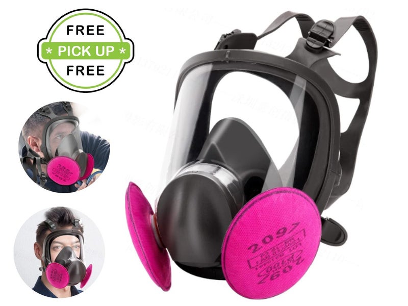 Respirator Gas Mask 6800 Medium Full-Face Dust Respirator Kit Sale NZ Stock Deal Carousel 1