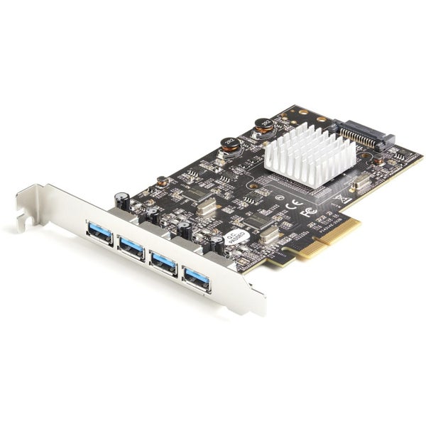 StarTech.com USB Adapter - PCI Express 2.0 x4 - Plug-in Card - Black - UASP Supp Carousel 1