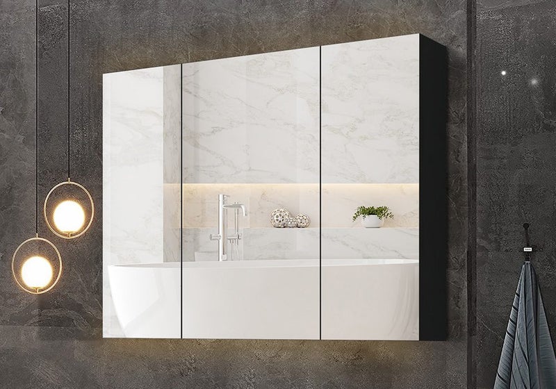 Bathroom Mirror Cabinet Storage Cupboard Carousel 1