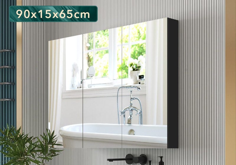 Bathroom Mirror Cabinet Storage Cupboard Carousel 2