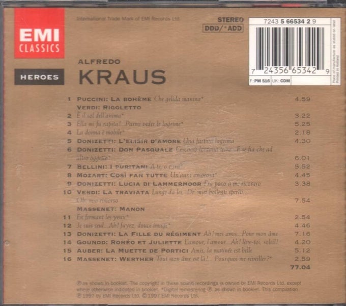 Heroes - Alfredo Kraus Carousel 2