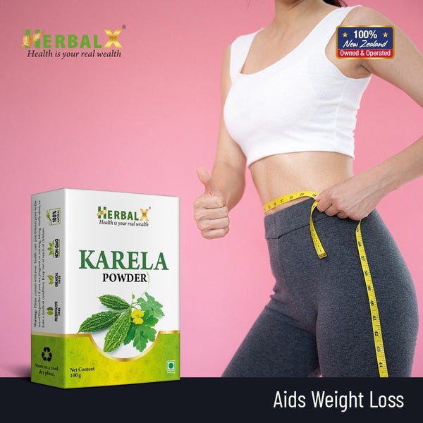 HerbalX Karela / Bitter Melon Powder | Momordica charantia 100 g Carousel 2