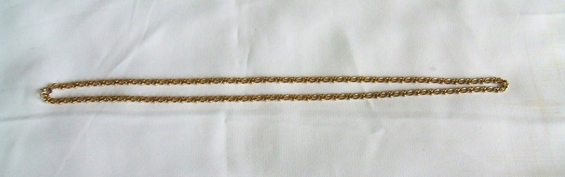 JEWELLERS ESTATE JEWELLERY CABINET LOVELY VINTAGE1960's HEAVY GOLD CLAD CHAIN Carousel 2