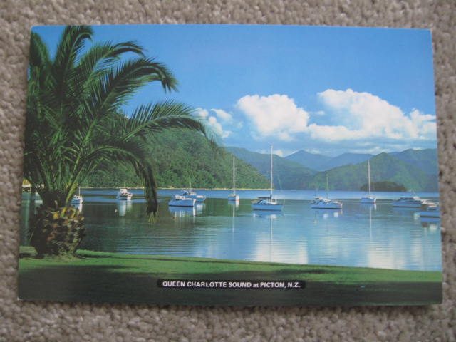 Picton Queen Charlotte Sound Postcard Carousel 1