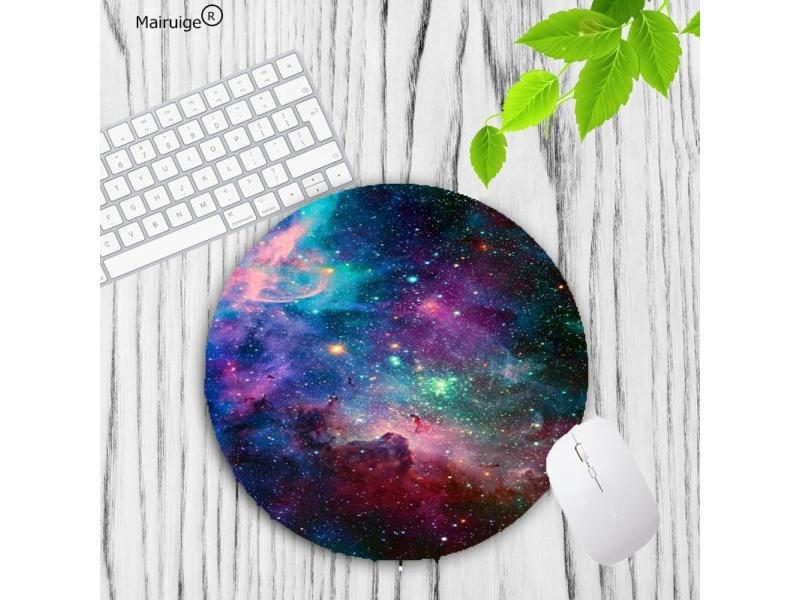 Mairuige Gaming Circle Mouse Pad 20*20cm Round Rubber Mat Carousel 1