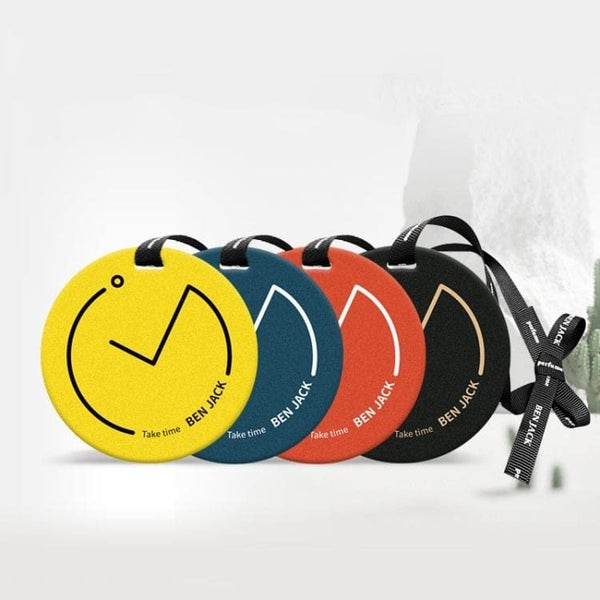 4 PACK - Ben Jack Design Long Lasting Car Fragrance Disk Carousel 1