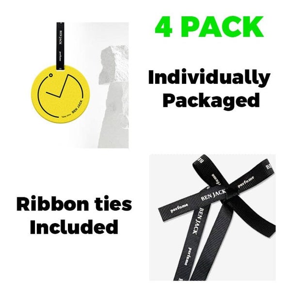 4 PACK - Ben Jack Design Long Lasting Car Fragrance Disk Carousel 2