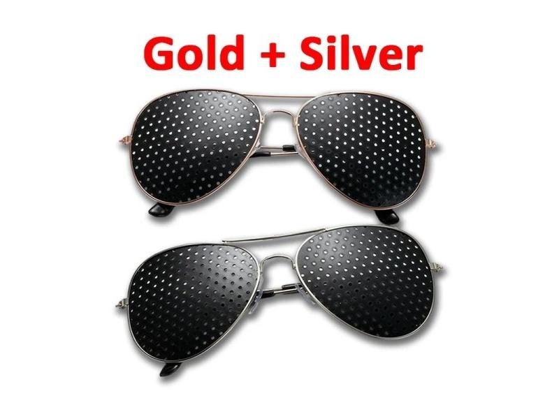 Fashion Pinhole Glasses Correct Myopia Anti-Fatigue Eye Protection Carousel 1