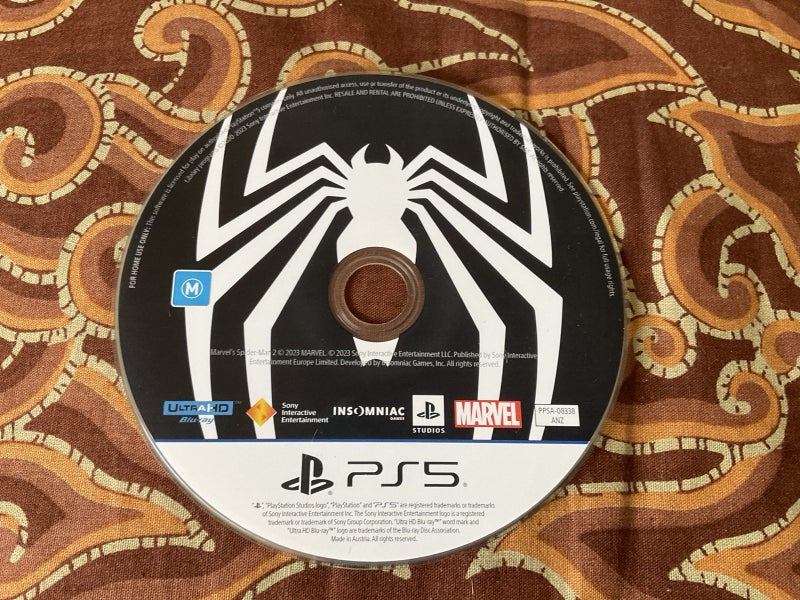 PS5 Spider-Man disc with no case Carousel 1