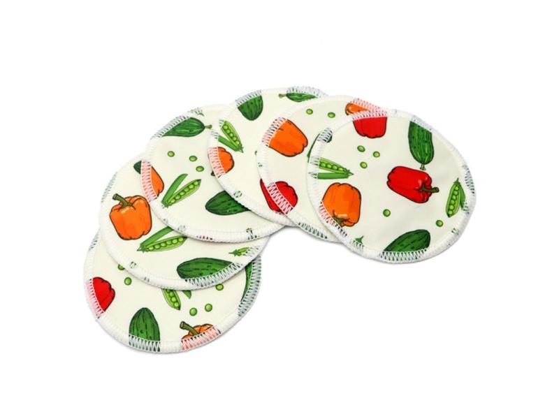 Nursing Pads 6pcs/set Washable Breast Breastfeeding Super Absorbency Mat Carousel 1