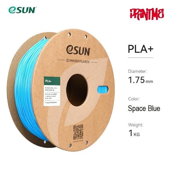 eSUN PLA+ SPACE BLUE 1.75mm 3D PRINTER FILAMENT 1kg/2.2lbs Carousel 1