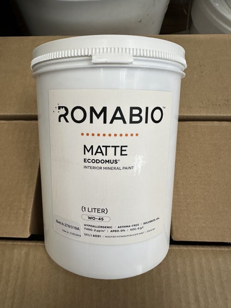 Romabio Interior Mineral Paint: Colour WO-45 (6 x 1L concentrate) Carousel 1