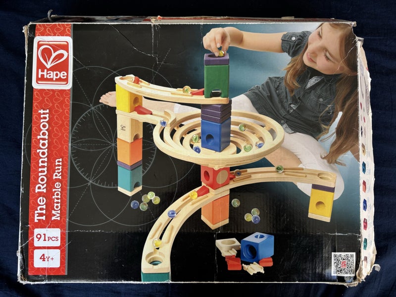 Hape Quadrilla The Roundabout Marble Run Carousel 2
