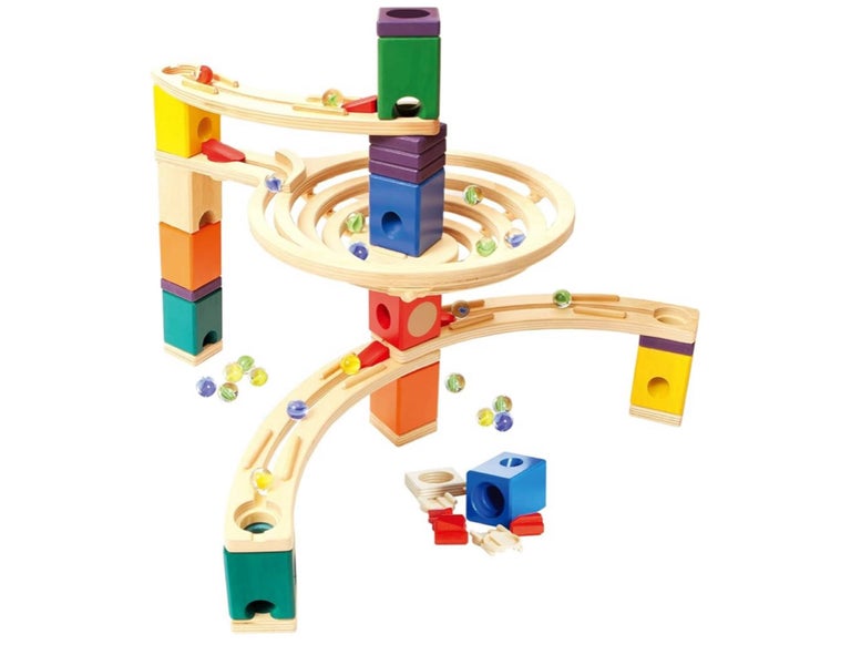 Hape Quadrilla The Roundabout Marble Run Carousel 8