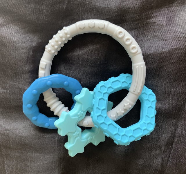$1 Reserve! BUMKINS ~ Silicone Teething Charms Carousel 1