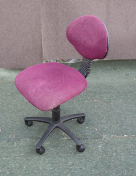 Office Chair - Lilac Upholstered Carousel 1