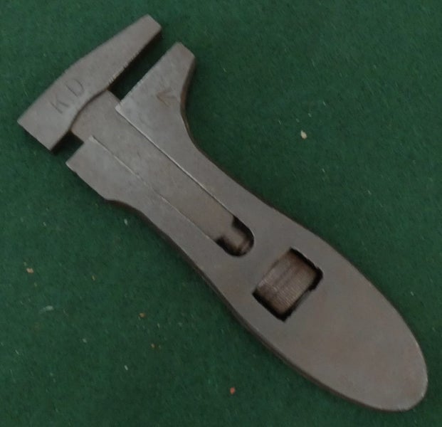 "WAR FINISH" WW1 BROAD ARROW Marked Govt. MILITARY 'King Dick' Spanner WRENCH Carousel 2