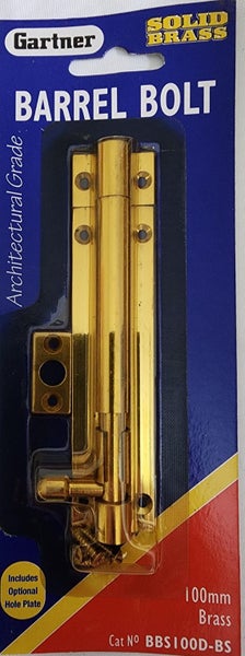 Barrel bolt 100mm Carousel 1