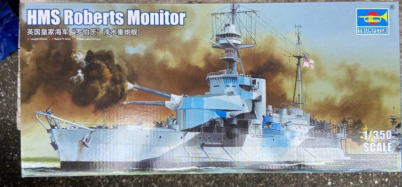 HMS Roberts Monitor Trumpeter | No. 05335 | 1:350 Carousel 2