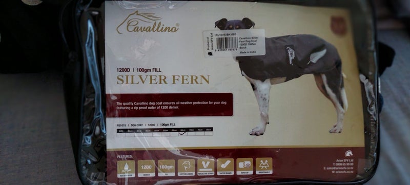 Cavallino Silver Fern Dog Coat Carousel 1