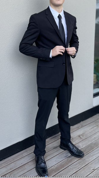 Mens black suit Carousel 1