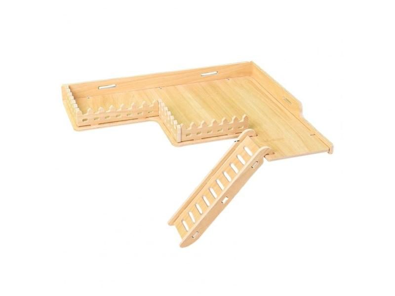 Anti-Bite Hamster Platform Thickened Rat Climbing Toy Hamster Double Layer Carousel 1