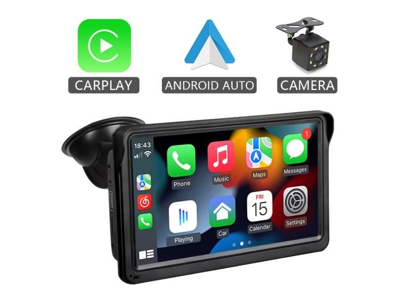 Hippcron 7inch Car Radio Multimedia Video Player Wireless Carplay And Wireless Carousel 1