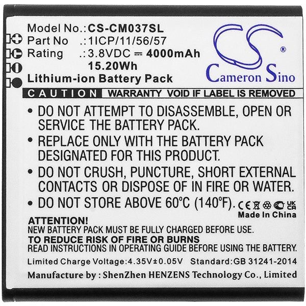 Cameron Sino Cs Cm037Sl 4000Mah Custom Battery Pack 1Icp 11 56 57 Carousel 3