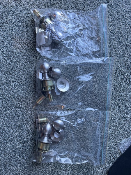 3 sets of round doorknobs Carousel 1