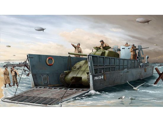 WWII US Navy LCM (3) Landing Craft Trumpeter | No. 00347 | 1:35 Carousel 1