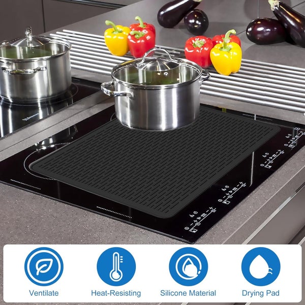 Silicone Stove Top,Covers Heat Resistant Silicone Stove Mat 28??20in Large Sili Carousel 2