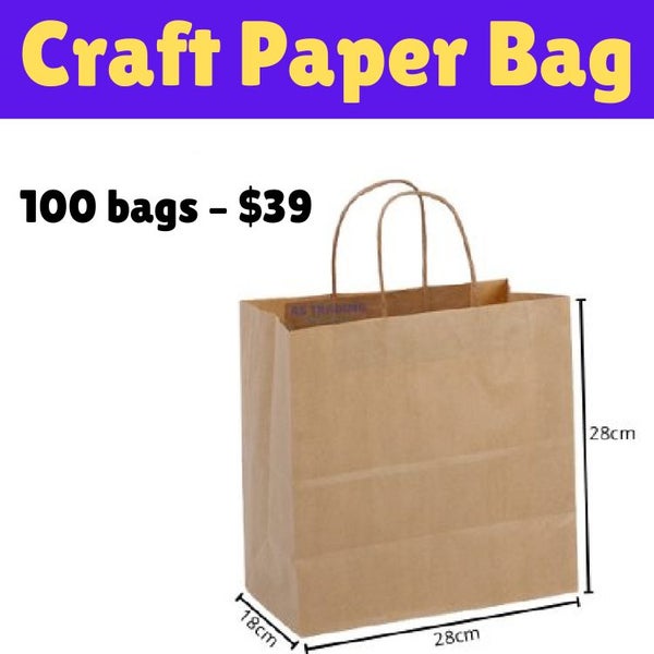 100pcs Paper Craft food Carry Bag Carousel 2