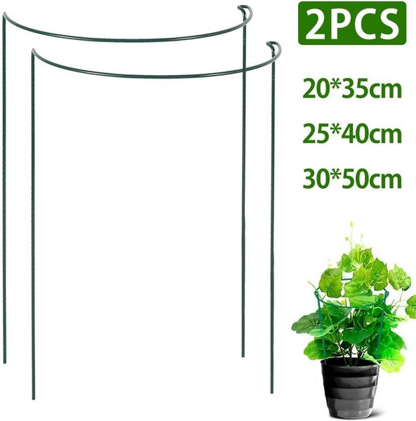 Garden Plant Support Stake, Half Round Metal Garden Plant Supports, Green Gard Carousel 2